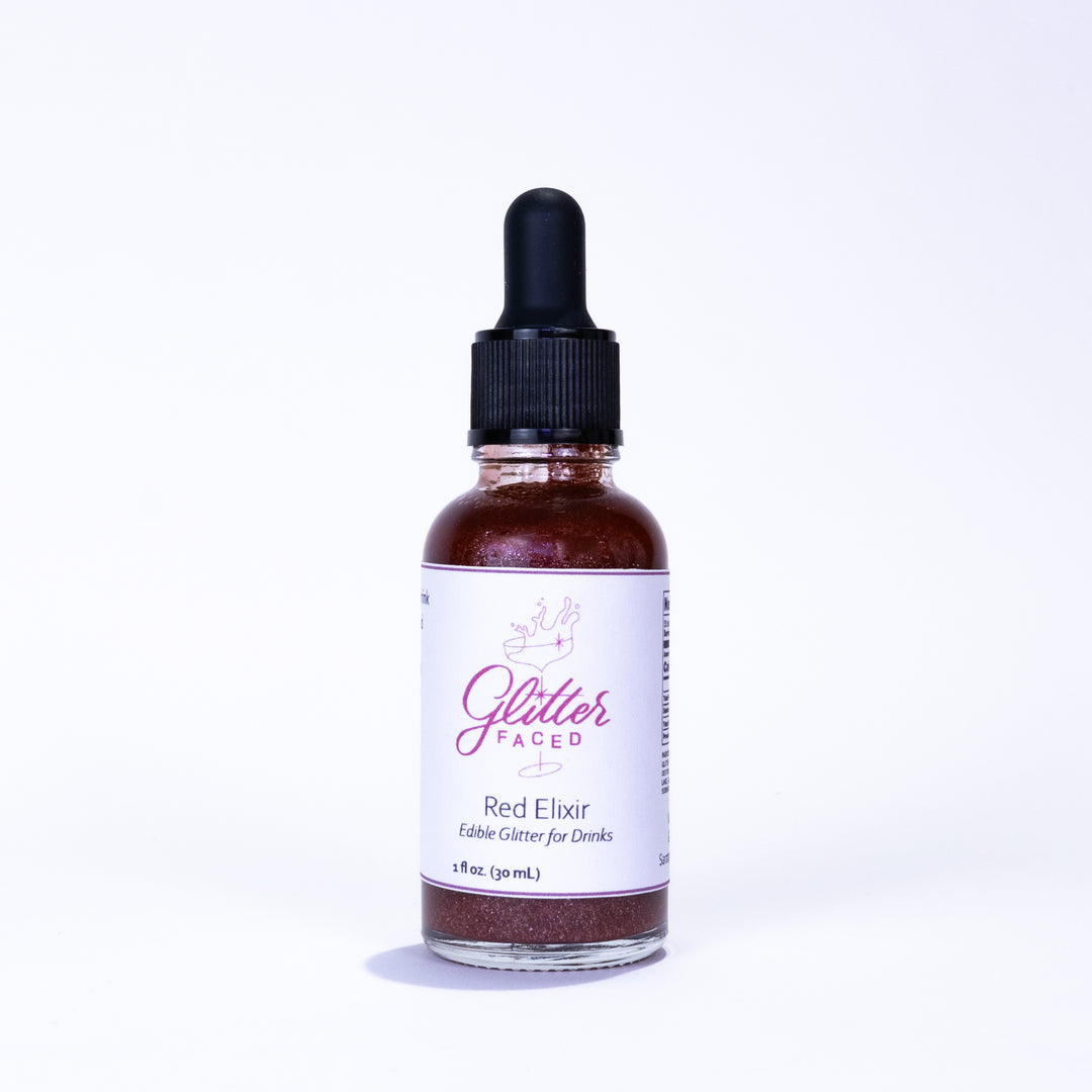 Red - Edible Glitter For Drinks