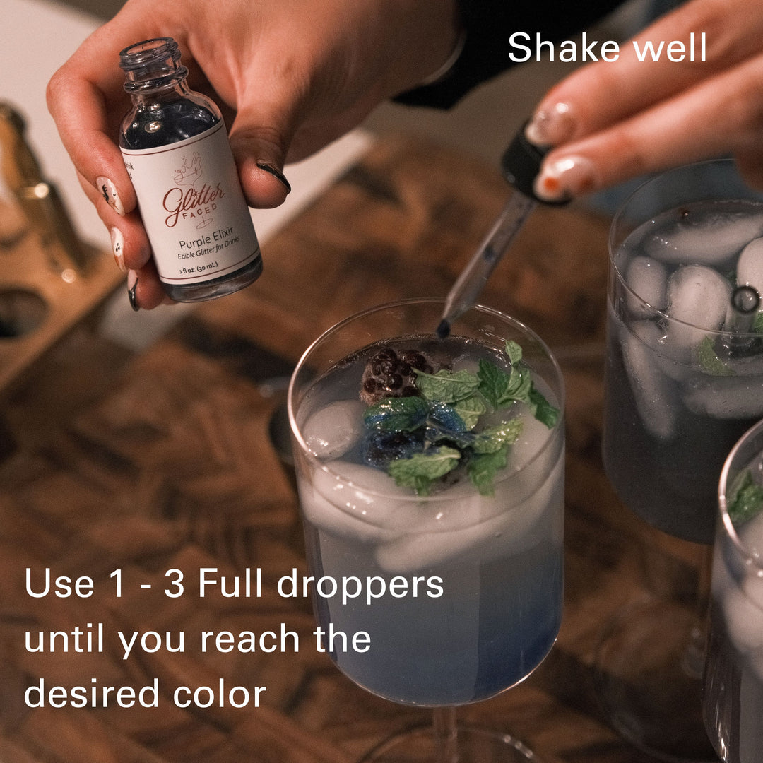 Red - Edible Glitter For Drinks